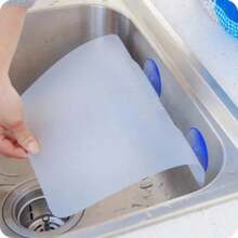 1/2pcs Kitchen Sink And Stove Splash Guard, Plastic Splash Board, Kitchen Supplies, Kitchen Accessories, Silicone Splash Mat - Multicolor - View 5
