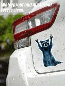 Hình dán trang trí ngoại thất xe hơi hình gấu trúc dễ thương, decal xe hơi PVC, bảo vệ chống trầy xước, phù hợp với mọi loại xe. - A - Xem 5
