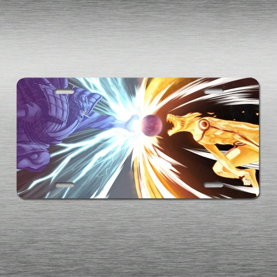 Art Anime Vehicle License Plate Aluminum Car Auto Truck Novelty - 1PC - View 1