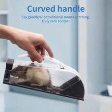 Luminpool Mouse Traps, 2 Pack Enlarged Humane Mouse Traps For Indoors And Outdoors, No Kill Mice Trap, Improved Highly Sensitive, Effective Quick Reusable Rodent Catcher - Black - View 7