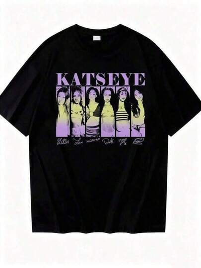 2026 New Arrival Katseye All Member Sweatshirt, Katseye Beautiful Chaos World Tour Shirt, Katseye Gnarly Chibi Shirt, Gabriela Shirt, Katseye Soft Is Strong Exclusive T-Shirts For Premium Fans Unisex Casual Short-Sleeved Tees A Must-Have For Fans Suitable For Festivals, Parties, Homewear, Daily Commutes, Back-To-School Outfits And Concert Looks Printed And Shipped In The UK 100% Cotton T-Shirts Opaque, Versatile Basic Tees Parent-Child Outfits Anime Merchandise  Women Y2k Spring Clothes Women Cotton  Clothes Women Tops Cute Tops White Tops