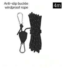 Polea de trinquete de cuerda para camping al aire libre, soporte ajustable para tensar rápidamente la cuerda de la tienda de campaña para hombres, adecuado para toldos, kayaks, canoas y luces de cultivo - Multicolor - Ver 15
