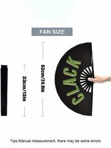 Custom Folding Fan,Custom Large Folding Hand Fan Men/Women Rave Fan, YASSS Fan, Concert Merch, Kung Fu Tai Chi Hand Fan Black Vintage Foldable Hand Fans For Dancing, Festival, Gift, Home Decorations, Perfect Accessory For Bachelorette Party, Bachelorette Party Wedding Bridal Shower Decoration - Multicolor - View 10