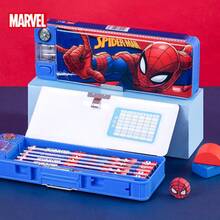 Marvel Marvel 迪士尼文具盒，儿童/学生多功能塑料自动铅笔盒，双层大容量铅笔袋 - 單件 - 查看 13