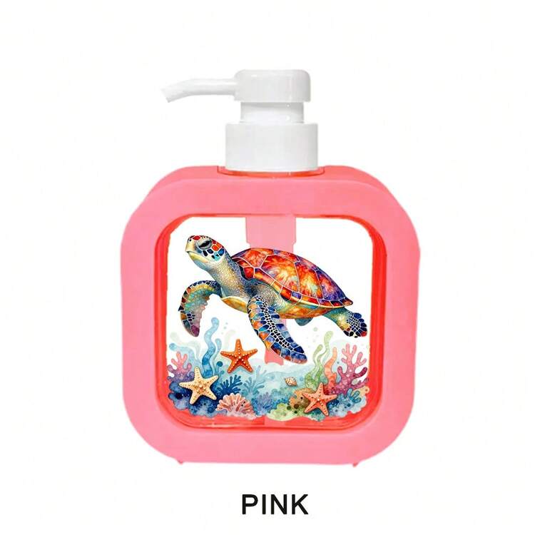 1pc Sea Turtle Ocean Theme Soap Dispenser, Suitable For Bathroom, Kitchen, Hotel, Travel, Camping, Car Use, Decorative, Gift, Suitable For All Holidays. - Dispensing Bottles - View 14