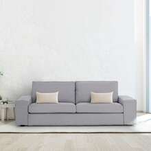 Kiva Housse de coussin 30x50 cm, assortie à votre canapé, disponible en plusieurs coloris – Une housse de coussin élégante et polyvalente pour rafraîchir votre espace. - Beige - Voir 5