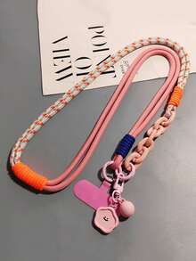 长肩带斜挎手机袋，时尚户外旅行手机套，带蜜蜂挂绳 - 彩色 - 查看 17