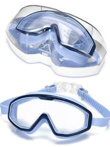 Large Frame Swimming Goggles, Diving Protective Eyewear, High Definition Waterproof Anti-Fog Unisex Swimming Goggles With Wide Vision - Swimming Goggles - View 16