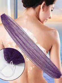 1pc African Loofah Sponge - Multi-Color Mesh Bath Brush, Deep Cleansing, Leaves Skin Smooth And Refined, Ideal For Bathing - Multicolor - View 2