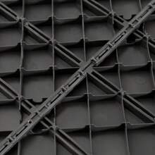 Terrace Tiles, Set Of 9 Pieces, Balcony Tiles, Click System Tiles For Patio And Garden, Plastic, Black, 30x30cm - hitam - View 4