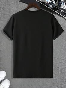 Funny Fishing T-Shirt - After So Long, My Wife Still Says I'M Her Best Catch Graphic Short-Sleeve Shirt - Breathable Quality For Husbands, Perfect For Anniversaries, Fishing Trips, Casual Round-Neck Tops, Outdoor Activity Wear, Humorous Design - màu đen - Xem 4