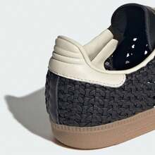 Adidas Originals Giày thể thao thường ngày SAMBA OG W Unisex, cổ thấp HQ9282 - Đen và trắng - Xem 6