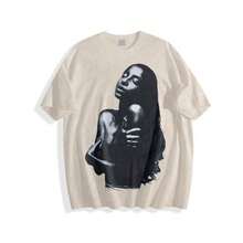 Sade - Love Story Vintage Album Cover Vintage T-Shirt Big Prints,Mens 4th Of July Shirt,Graphic Tees Woman,4th Of July Shirt,Streetwear Women - 杏色 - 查看 1