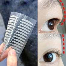 84pcs/3sheets Water Drop Double Eyelid Tapes, Easily Create Natural-Looking Double Eyelids, Anti-Drooping, Suitable For Vanity Or Travel - Multicolor - View 3