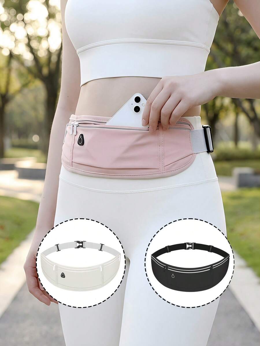 1 pièce Nouveau sac de taille de voyage invisible et créatif, élégant sac de taille anti-vol, sac de taille multifonctionnel ultra-fin et imperméable, convient pour les sports quotidiens, la course, la randonnée, l'escalade, le cyclisme, la fitness, l'école et la maison, un accessoire de voyage essentiel