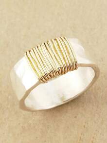 1pc Fashion Women's Ring, Suitable As Valentine's Day Gift, Wedding Anniversary Party Accessory - 3# - View 2