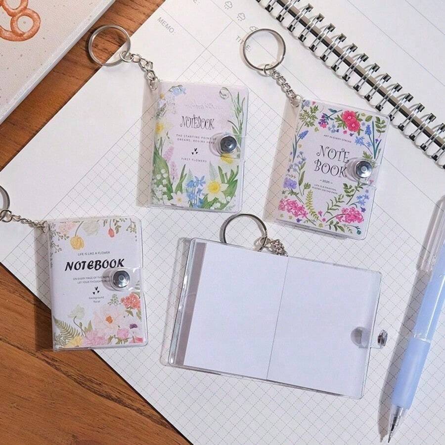 Micro Creative Office Desk Book With Keychain Notepad, Convenient Portable Beanbag Notebook, Mini Creative Notebook, Pocket Memo Pad, Memo, Planner, Graduation Gift, Thanksgiving Gift! Holiday Gift!