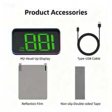 KWHUD Multifunctional Heads-Up Display For Cars, Suitable For All Vehicle Models, No Battery Required - KMH - View 8