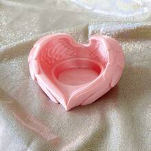 1pc 3D Printed Angel Wings Candle Holder, Suitable For Tea Light Or Faux Candle, Ideal For Home Decor And Tabletop Display. This Unique Creative Candle Holder Decoration Is An Excellent Gift For Decor Enthusiasts. - Angel Wing Candlestick - View 10