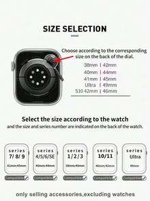 两件套不锈钢表带和TPU表壳组合，兼容 49mm、46mm、44mm、45mm、41mm、40mm、38mm，防震表壳适用于Ultra/SE11/10/9/8/7/6/5/4系列，智能手表表带配件，替换表带，男女皆宜，适合日常、户外、旅行、聚会等场合，是馈赠亲友的绝佳礼物。 - 金色 - 查看 8