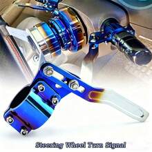 1 cái cần gạt chuyển số mở rộng trên vô lăng ô tô, cần gạt tín hiệu mở rộng, cần sang số nhanh điều khiển đèn xi nhan - Thanh nối dài tín hiệu - Xem 2