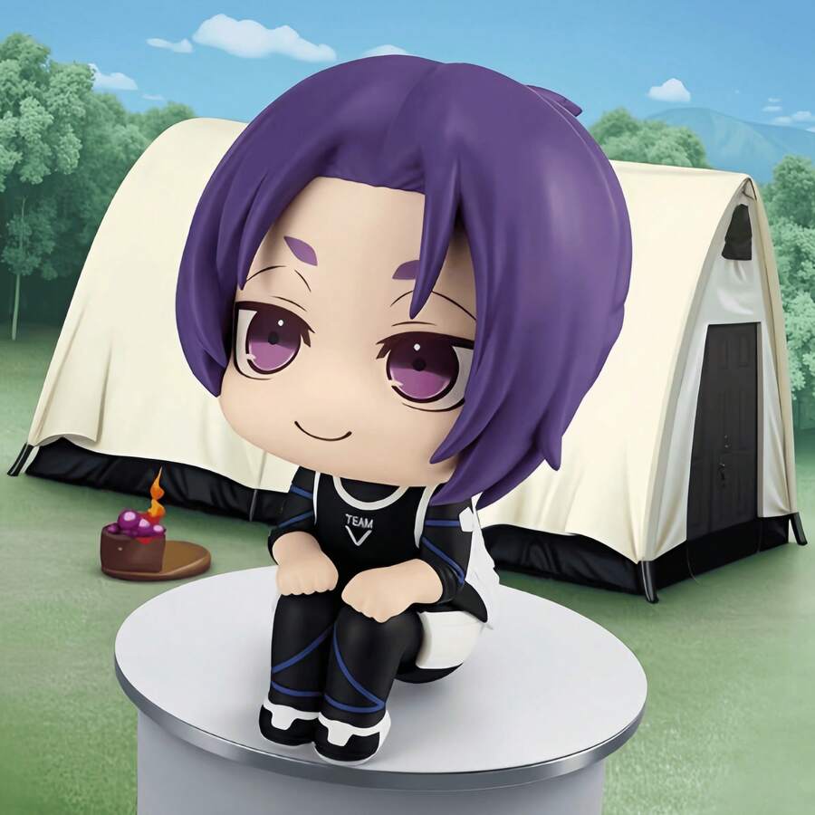 1pc/11cm Anime Character Figure, Sitting Cute Version Collectible PVC Model, Suitable For Desktop Decor, Car Accessories Or Gifts For Fans - Multicolor - View 1