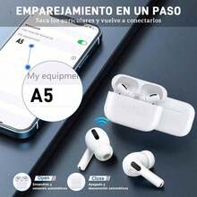 New Apple Air 5 Wireless Earphone Cost-Effective TWS Earbuds For Daily Commute, Long Battery Life, Stable Connection  For Sports / Workout / Gym HiFi Stereo Sound - 查看 3