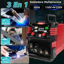 Soldadora Inverter Portátil Wanse 3 en 1, Ideal para Trabajos Industriales y Mantenimiento del Hogar - Rojo - Ver 2