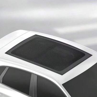 1件装磁吸式汽车天窗遮阳网，夏季防蚊防晒网