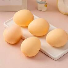 FIFA 逼真鸡蛋挤压玩具，音乐恶作剧和模拟道具，慢回弹减压玩具 - 彩色 - 查看 9