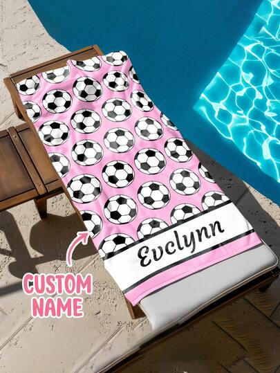 A Personalized Children's Beach Towel, A Perfect Summer Birthday Gift, Suitable For All Kinds Of Summer Occasions. Customize Beach Towels And Accessories For The Beach, Pool, Travel, Camping, Yoga, And More.