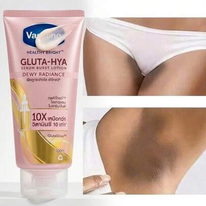 300ml Loción esencia de Glutatión-Ácido Hialurónico (para uso nocturno), con efectos reparadores y iluminadores, piel radiante en 7 días, reduce las manchas, hidratación de 24 horas, absorción rápida en 3 segundos, contiene extracto de Glutatión-Ácido Hialurónico 10X (Glutatión/Ácido Hialurónico/Extracto de Centella Asiática). Renovación diaria de la piel, adecuado para quienes buscan un aclaramiento y reparación rápidos. Este es un producto de cuidado de la piel esencial diario que puede hacer que la piel se vea radiante, uniforme y atenuar las imperfecciones.