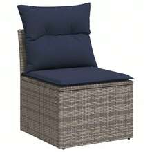 vidaXL Ensembles de table et chaises d'extérieur - Gris - Voir 3