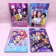 Sổ tay lò xo hình nhóm nhạc thần tượng Kpop Demon Hunters, văn phòng phẩm chất lượng cao, quà tặng tựu trường. - Nhiều màu - Xem 1