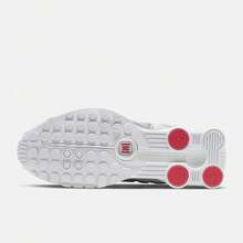 Nike 耐克女士 SHOX R4 休闲运动鞋，低帮 AR3565-101 - 銀色 - 查看 3