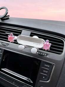 Giá đỡ điện thoại hình rùa dễ thương cho ô tô, giá đỡ điện thoại gắn khe gió hình rùa trong suốt, giá đỡ định vị. - con rùa - Xem 5