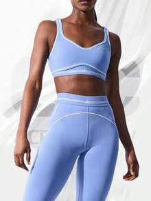 Airbrush Heart Throb Bra - Màu xanh lam/trắng trong suốt như pha lê - Xem 1