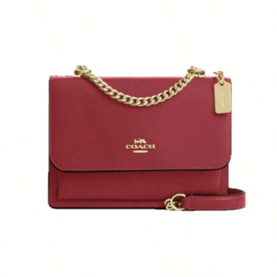 Coach Women's Mini Klare Chain Crossbody Bag - 紅色 - 查看 1
