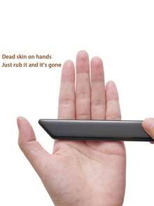 2 piezas Lima de uñas de vidrio, Removedor de callosidades de pies y manos Nano, Negro y Transparente, Tiras de lija para recortar uñas en línea recta, Herramienta quitacutículas, Lima de pies, Lima de uñas, Tabla de lijado de pies, Lima de vidrio, Juego de manicura profesional, 1 pieza - Varios estilos - Ver 6