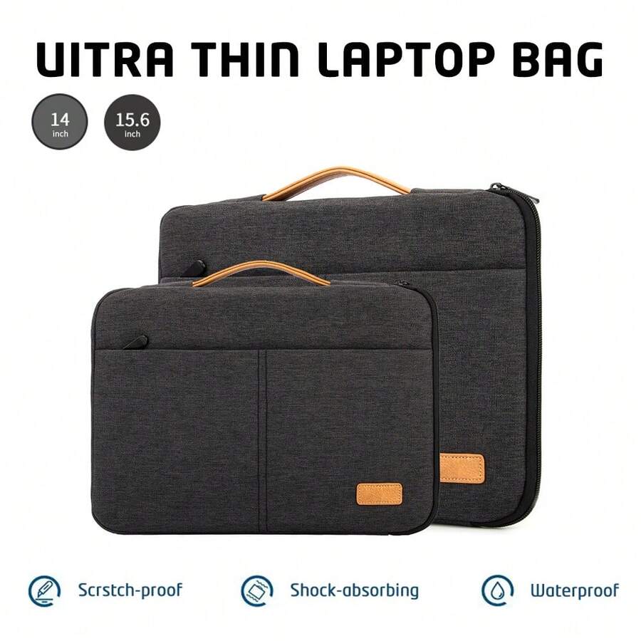 Túi đựng laptop cho máy tính xách tay 13 14 15 16 inch có tay cầm, túi bảo vệ mỏng nhẹ tương thích với MacBook Pro M2/M3/M4 16, HP Yoga.