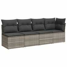 vidaXL Outdoor Table & Chair Sets - Grey - View 4