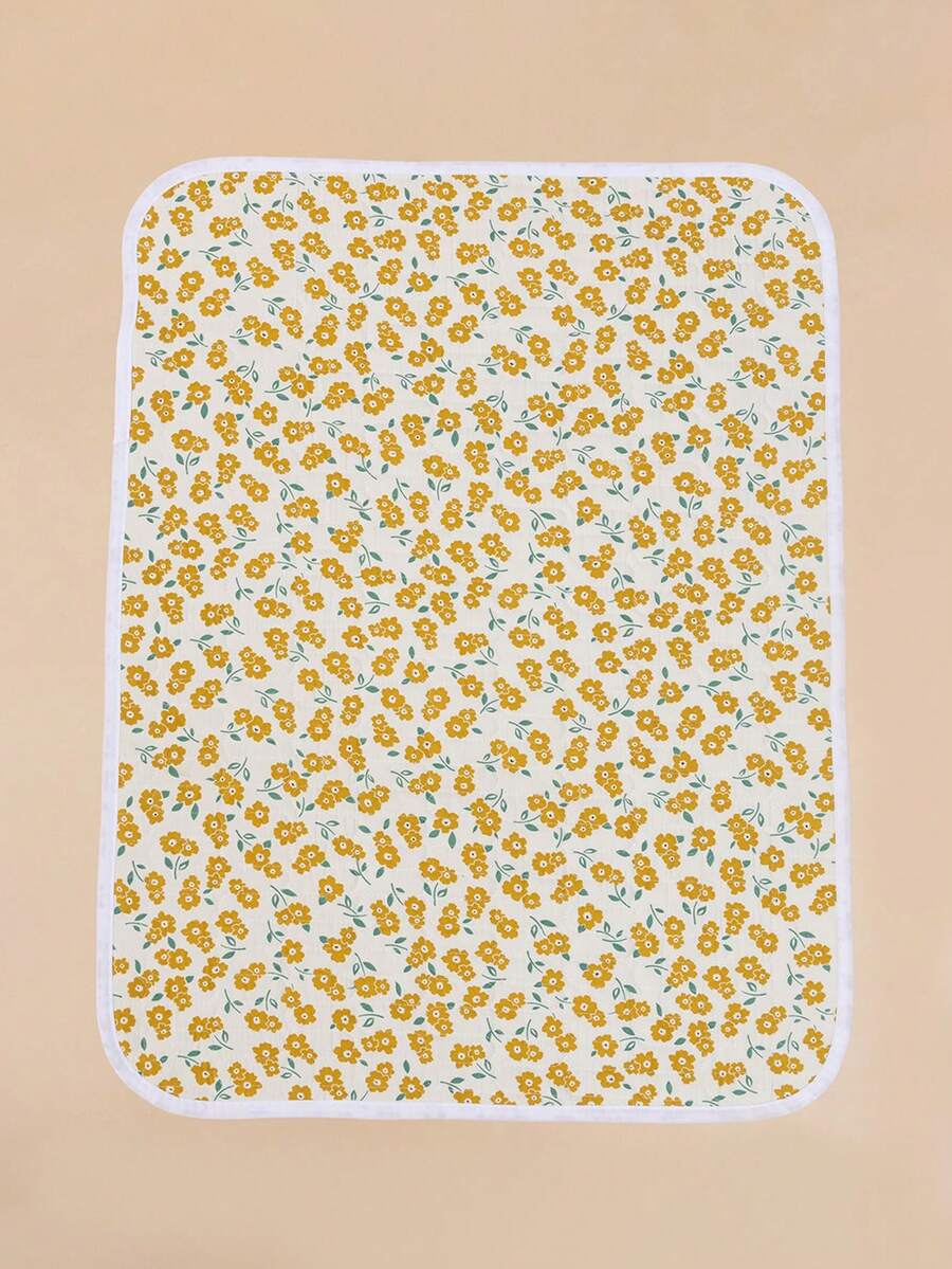 1 pieza 40*60cm Alfombra acolchada con dibujos animados para bebé, antideslizante e impermeable, adecuada para cuna/carriola, para todas las estaciones, uso en exteriores - Multicolor - Ver 1