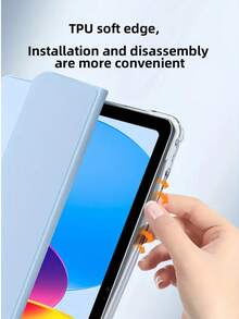 Tương thích với ốp bảo vệ máy tính bảng Honor Pad X8b, mặt lưng mờ, mặt lưng trong suốt tự lắp ráp, khe cắm bút, vỏ bảo vệ máy tính bảng thông minh gập ba, chức năng ngủ/thức thông minh, chất liệu da PU thời trang, tương thích với Honor Pad X8a/X9a/X9Pro, Matepad 11.5" (2026, 2025), Matepad SE 11", Pad 2 11"/ Pad SE 11", Tab P11/ Tab M10 Plus (thế hệ thứ 3)/ Tab M11. - Khe cắm bút túi khí - Xem 6