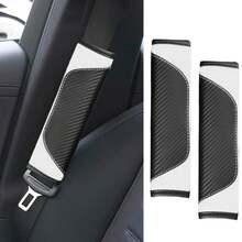 2pcs Car Seat Belt Shoulder Pads, Comfortable & Durable Shoulder Protection, Dual-Color Design, Universal Size, Easy Hook And Loop Installation, Multiple Colors Available - A - View 15
