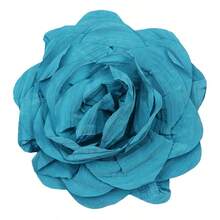 16cm Handmade Pleated Large Flower Brooch, Versatile Fashion Accessory Suitable For Women, Weddings And Parties - 16cm/6.3inch - View 10