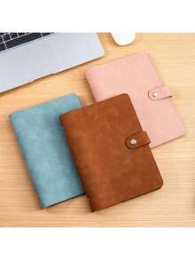 A5/A6 Soft Leather Binder Cover Set, No Accessories - Single Piece - View 2