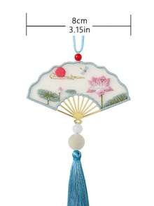 一套花卉植物图案十字绣书签套装，包含刺绣书签、说明书、布料材料，成人DIY手工套装 - 款式A材質包 - 查看 7
