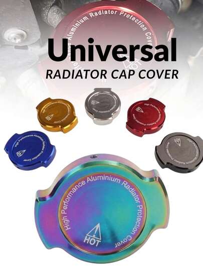 1 Pc Universal CNC Aluminum Alloy Motorcycle Radiator Cap Protector For Scooter