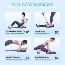 Agilithor Abdominal Bar | Auto Rebound, Lumbar Pad, Full-Body Home Trainer - Blue - View 6