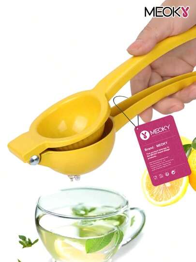 1 Piece Stainless Steel Manual Lemon Juicer, Pomace Separator, Household Juicer, Electricity-Free Juicer For Living Room, Kitchen